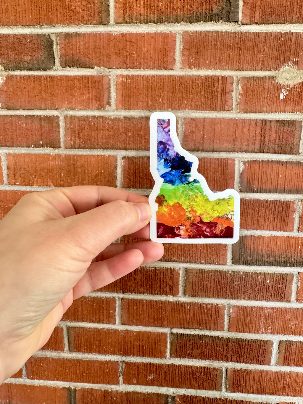 Idaho State Sticker - Vinyl - Waterproof - LGBTQ - Trans
