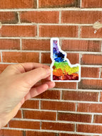 Idaho State Sticker - Vinyl - Waterproof - LGBTQ - Trans
