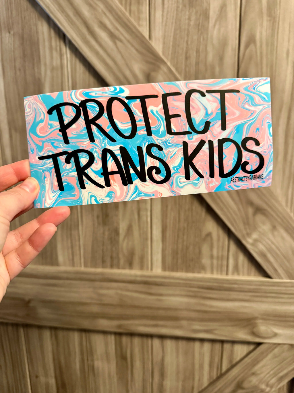 Protect Trans Kids Bumper Sticker