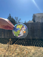 Rainbow Mountain Scene Suncatcher Decal - Subtle Pride