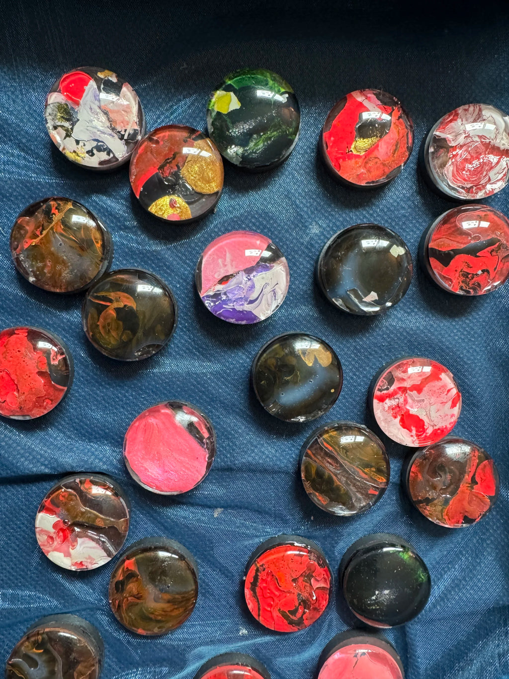 Upcycled Strong Magnets - 1" - Mystery Packs - Set of 4 or 8