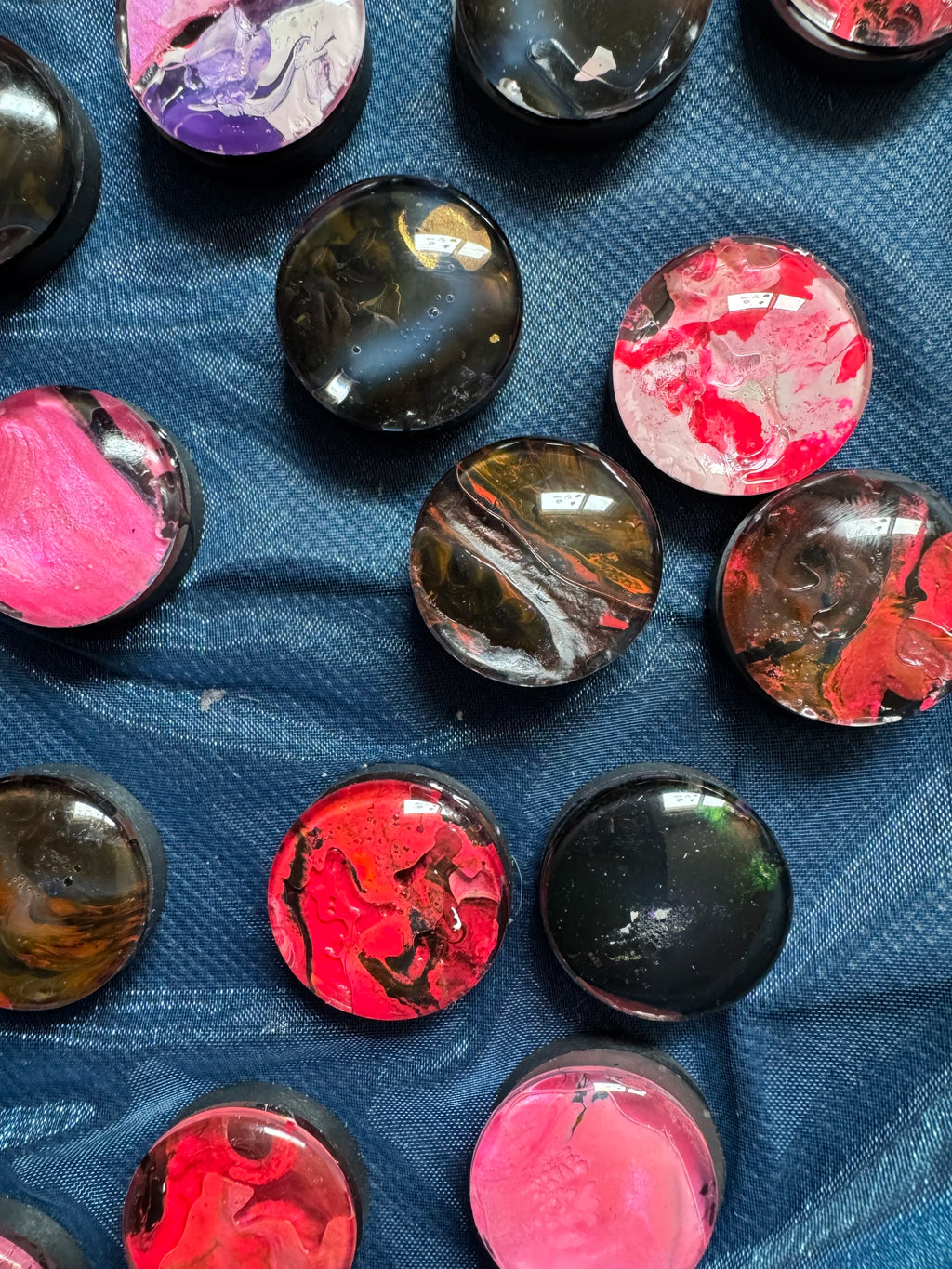 Upcycled Strong Magnets - 1" - Mystery Packs - Set of 4 or 8