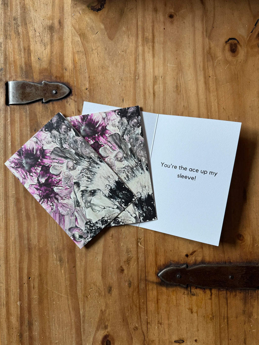 B-Grade Asexual Pride Greeting Card - 4"x6"