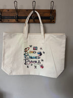 Read Banned Book Tote Bag - XL Tote With Zipper