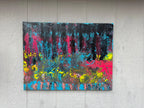 Into the Wonderland Forest Painting - 24"x18" Abstract Pour Painting