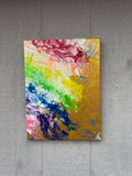 Abstract Rainbow Painting "Awesome Like You #8"