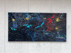 Abstract Northern Light Painting - 10"x20"