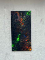 Neon Northern Lights Painting - 10"x20"