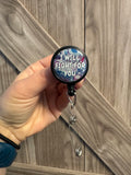 I Will Fight For You Badge Reel - Trans Pride - Handmade