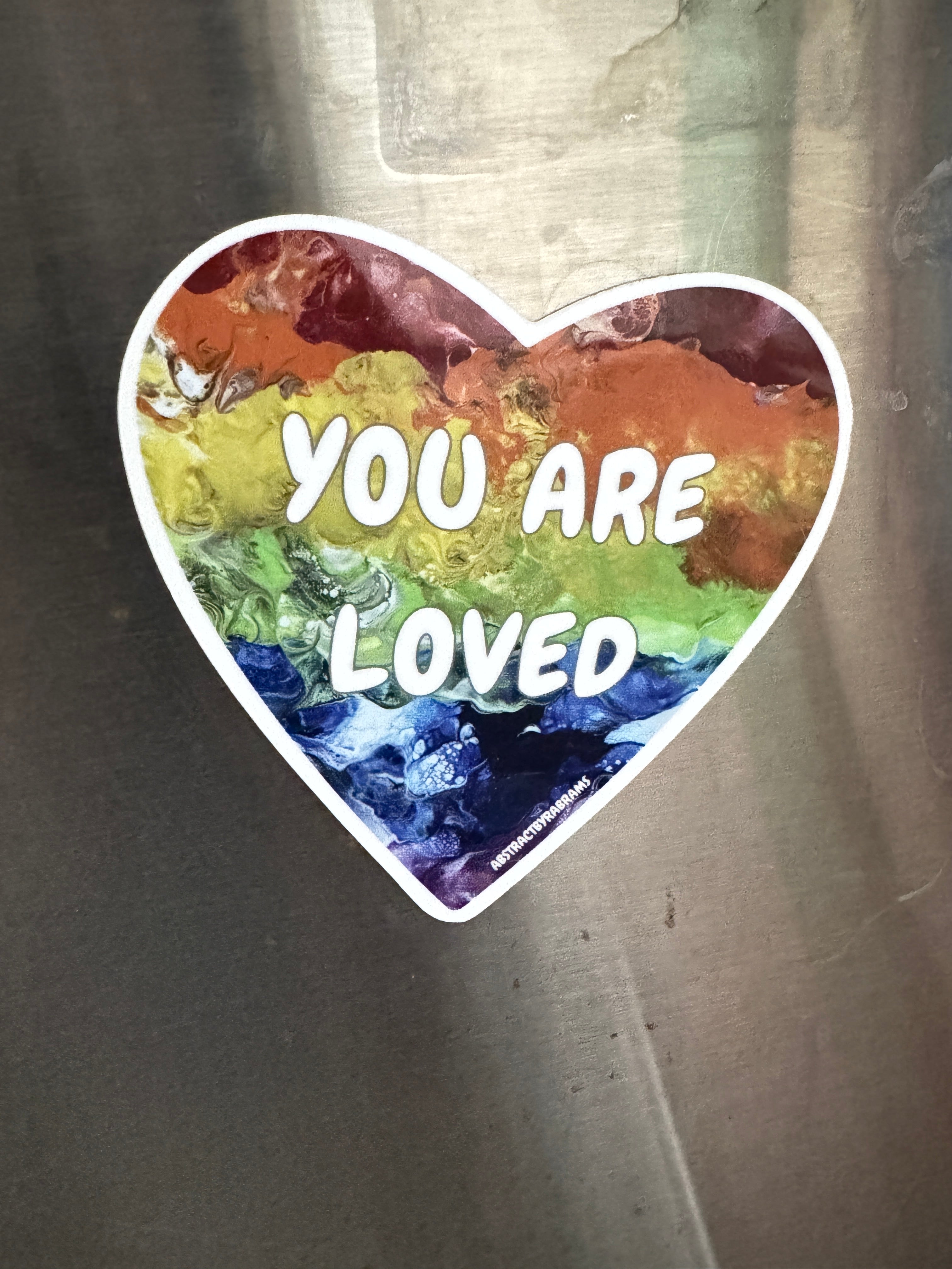 You Are Loved Car Magnet