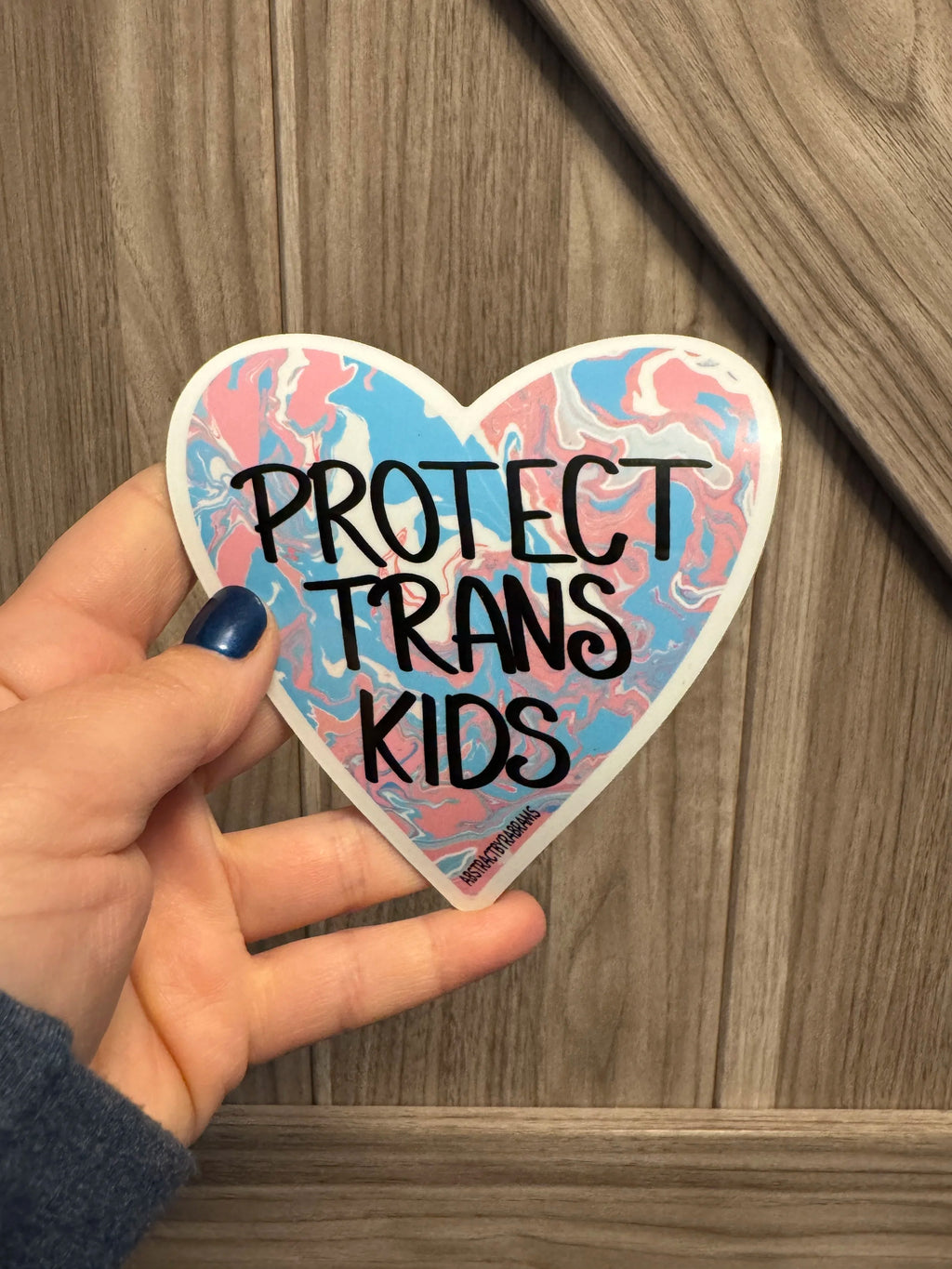 Protect Trans Kids Magnet, Car Magnet - 4"