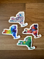 New York State Sticker - Vinyl - Waterproof - LGBTQ