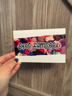Blue and Purple Chag Sameach Greeting Card - 4"x6" - 100% PCW paper