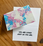 You are Loved Just as You Are Trans Pride Greeting Card - 4"x6"