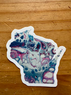 B-Grade Wisconsin Rainbow and Wisconsin Trans Stickers