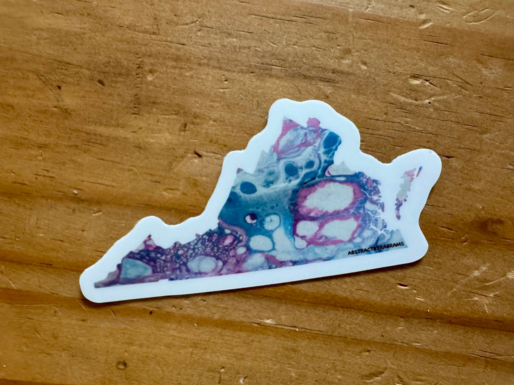 B-Grade Virginia Rainbow and Virginia Trans Stickers