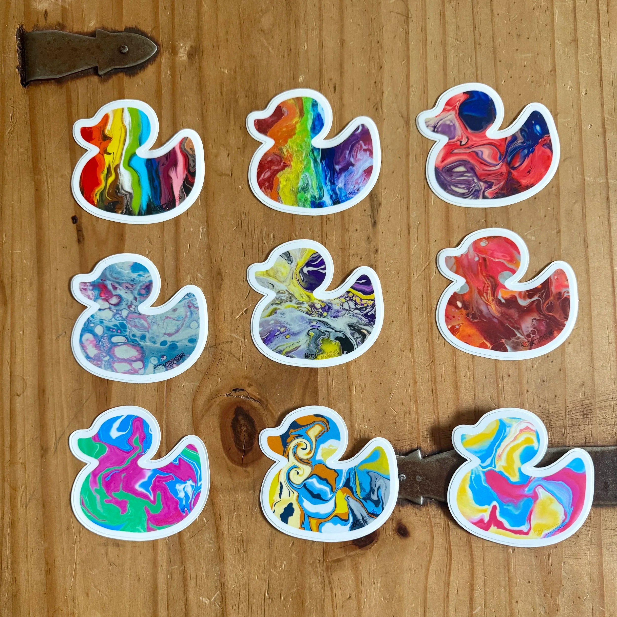 Progress Pride Rainbow Duck Sticker - Easy Peel - Vinyl - 3"
