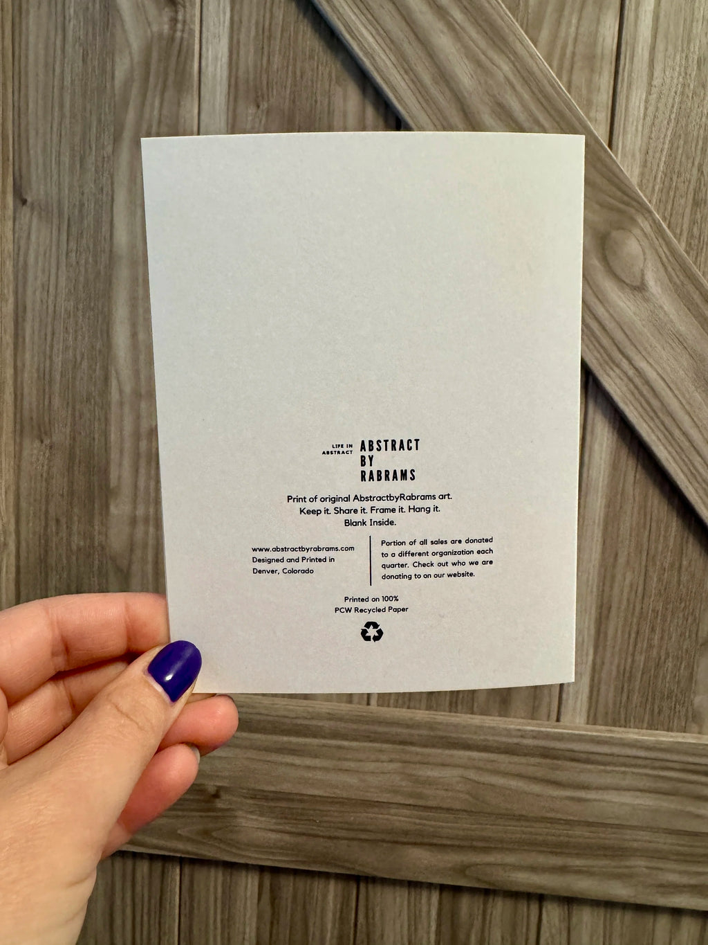 Thank You For Bringing Me Into the World Greeting Card - 4.25"x5.5", A2 - 100% PCW paper