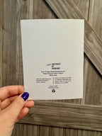 Thank You For Bringing Me Into the World Greeting Card - 4.25"x5.5", A2 - 100% PCW paper