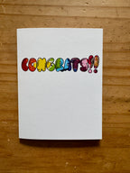 Rainbow Congrats Card