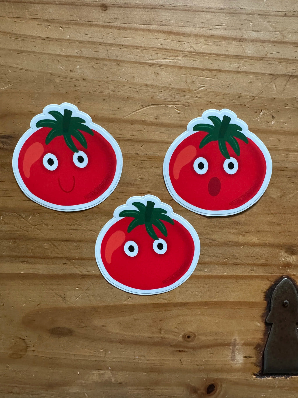 Tomatoes with Faces - 3" Vinyl Stickers