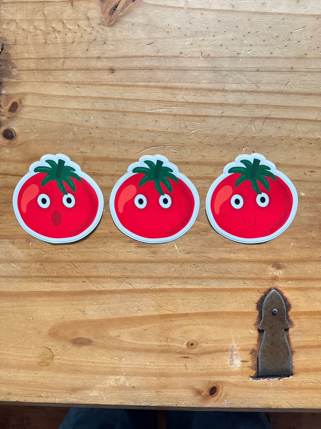 Tomatoes with Faces - 3" Vinyl Stickers