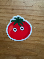 Tomatoes with Faces - 3" Vinyl Stickers