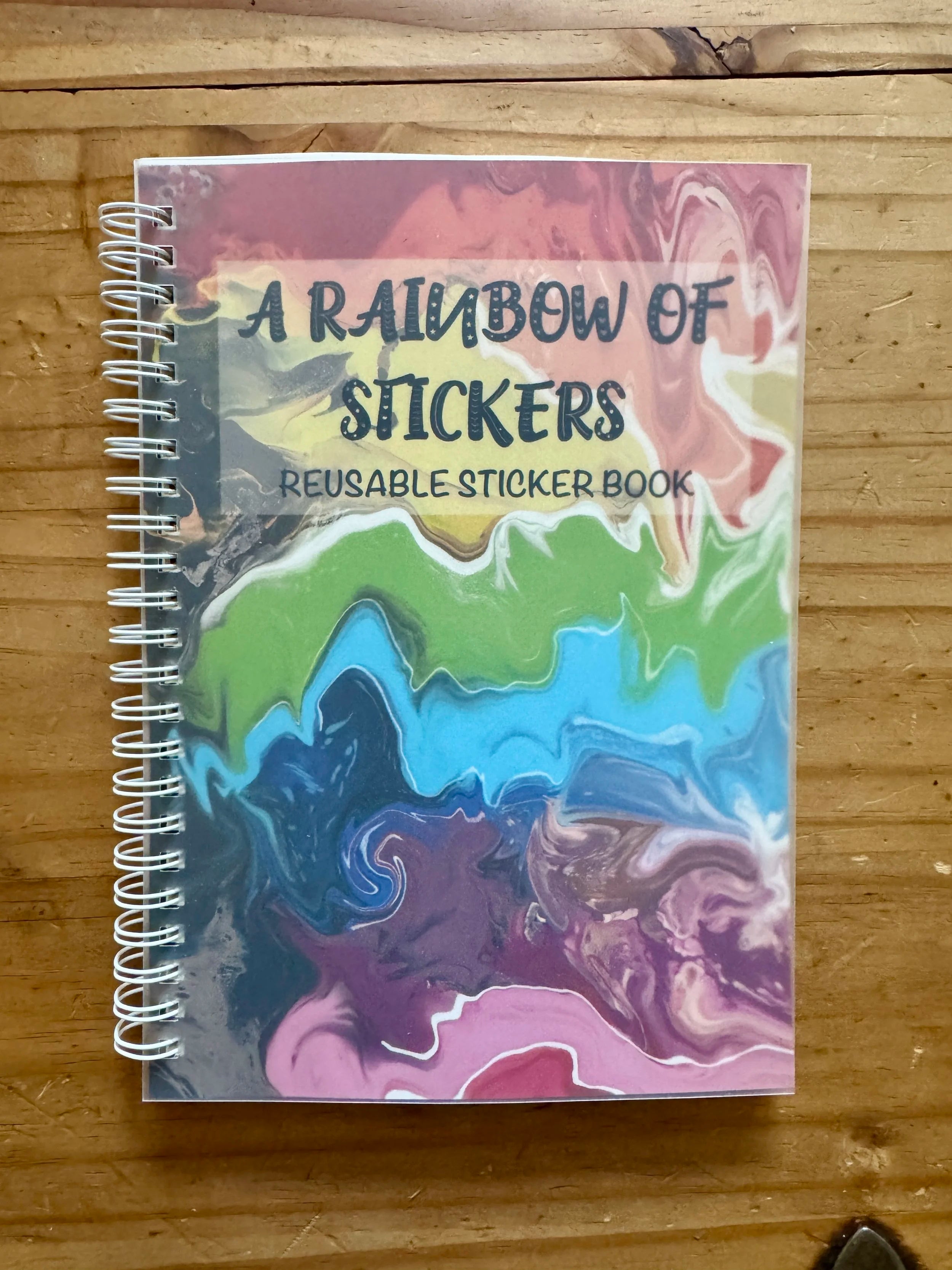 Rainbow Reusable Sticker Book