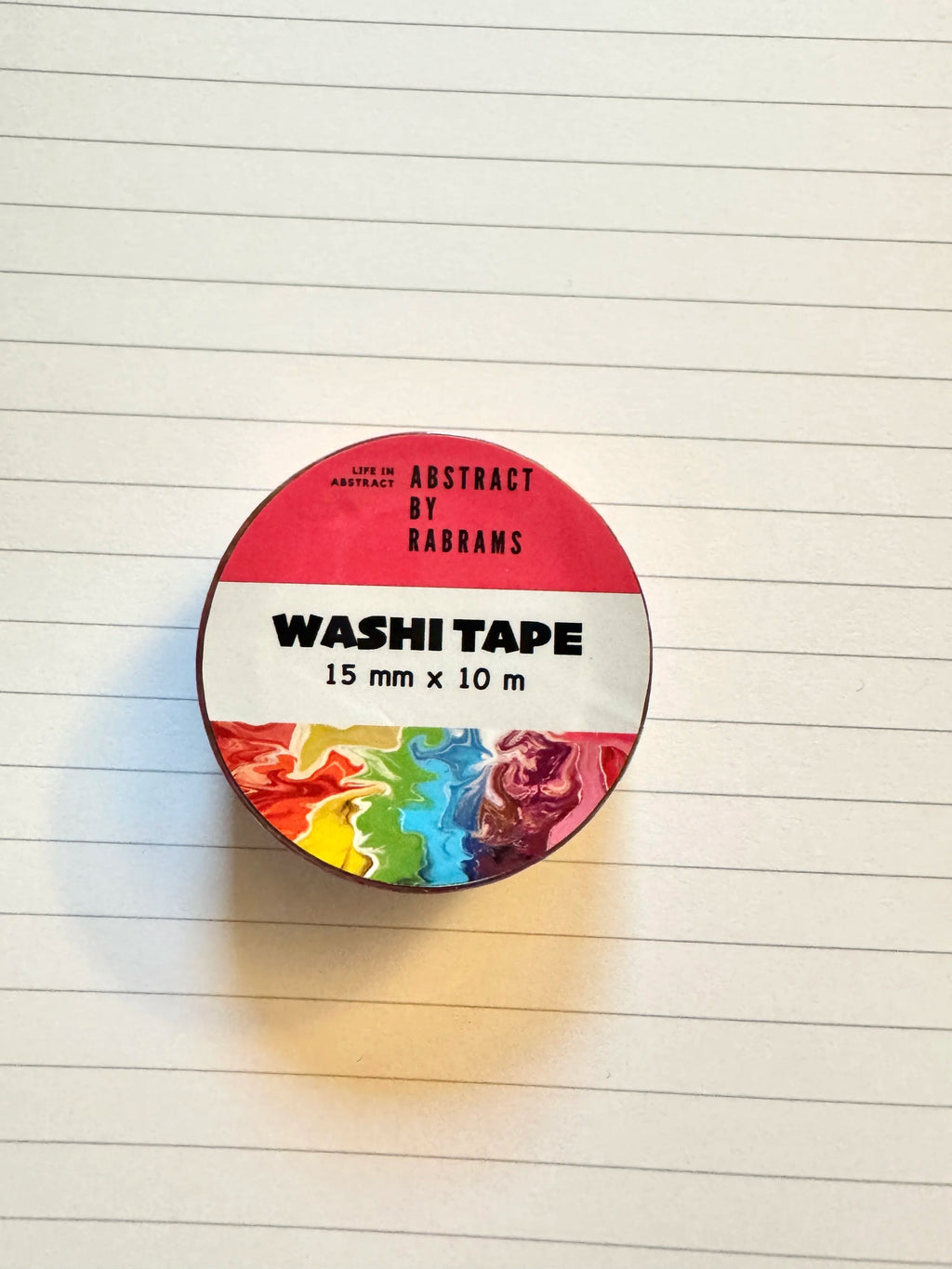 Abstract Rainbow Washi Tape