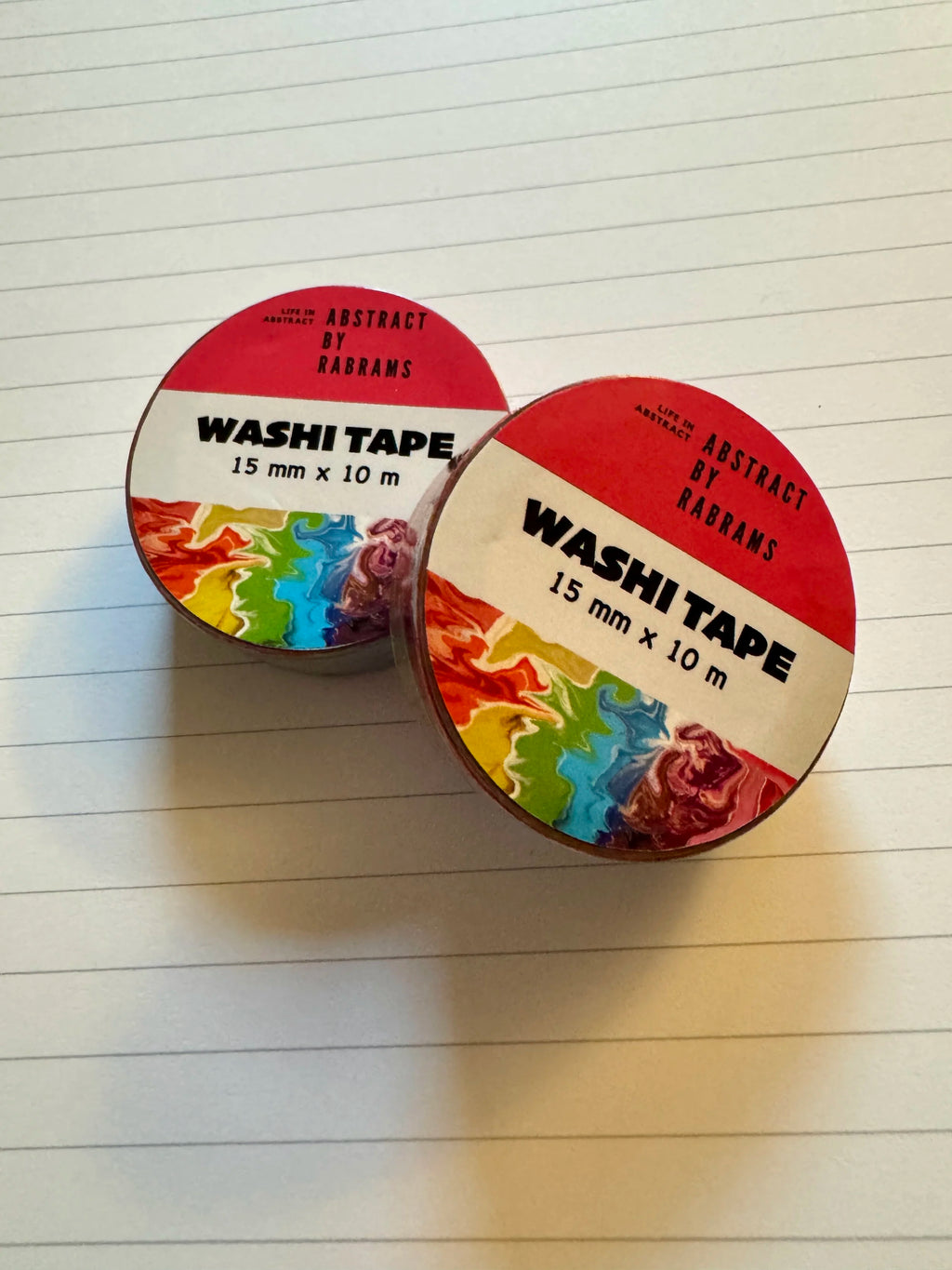 Abstract Rainbow Washi Tape