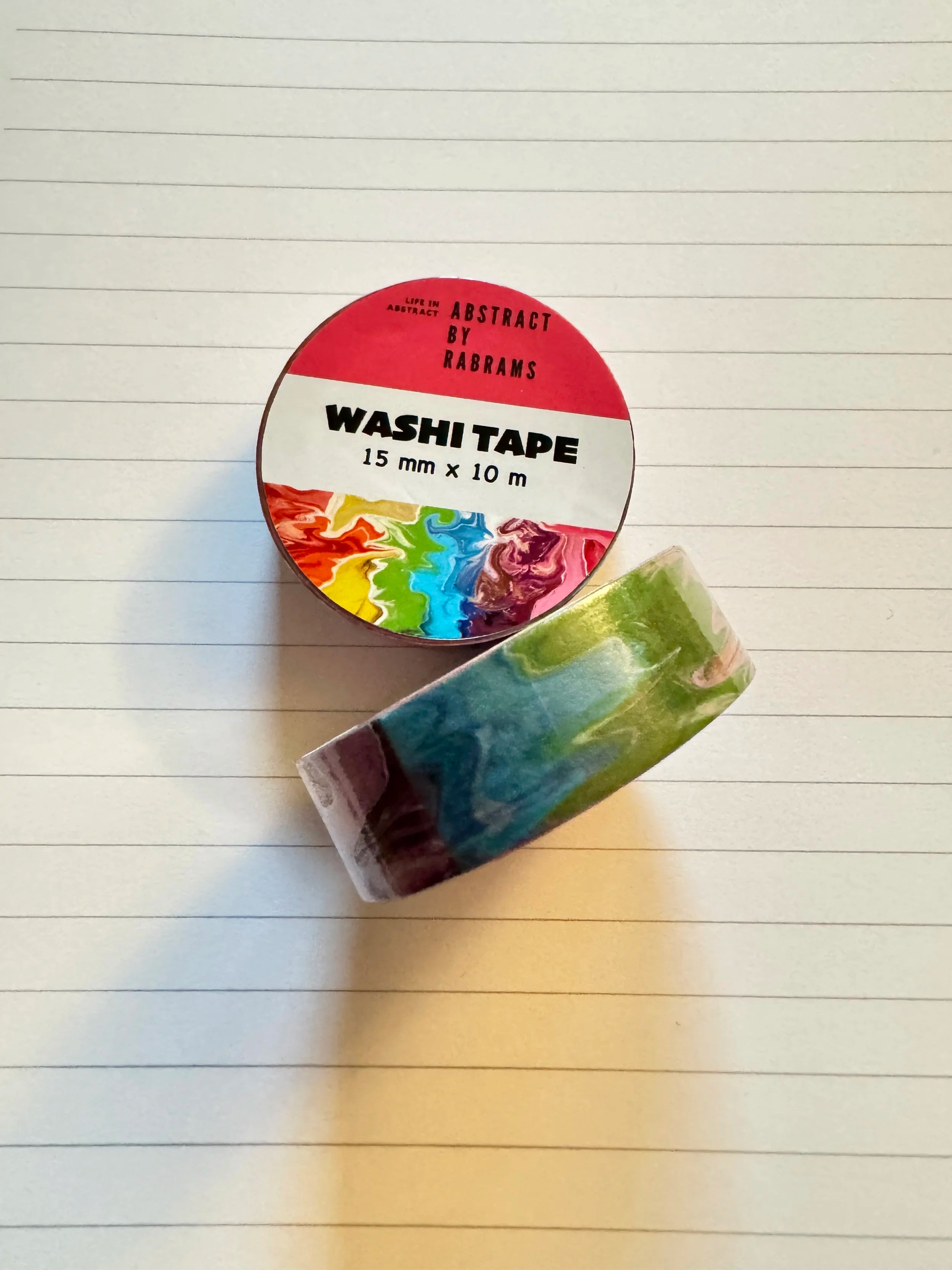 Abstract Rainbow Washi Tape