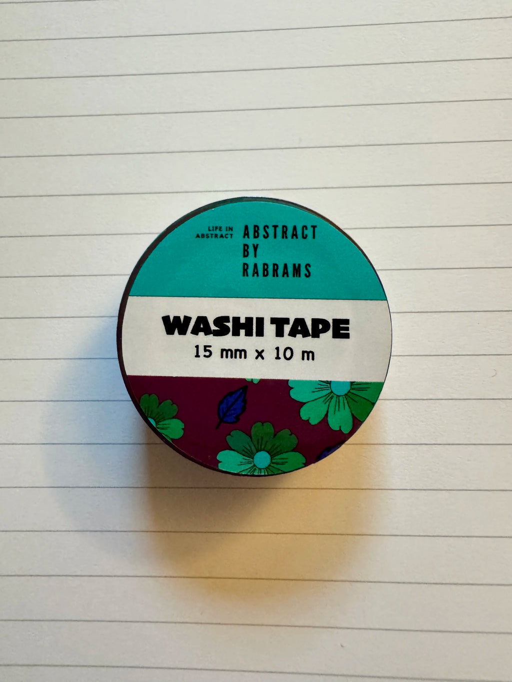 Flowers and Leaves Washi Tape
