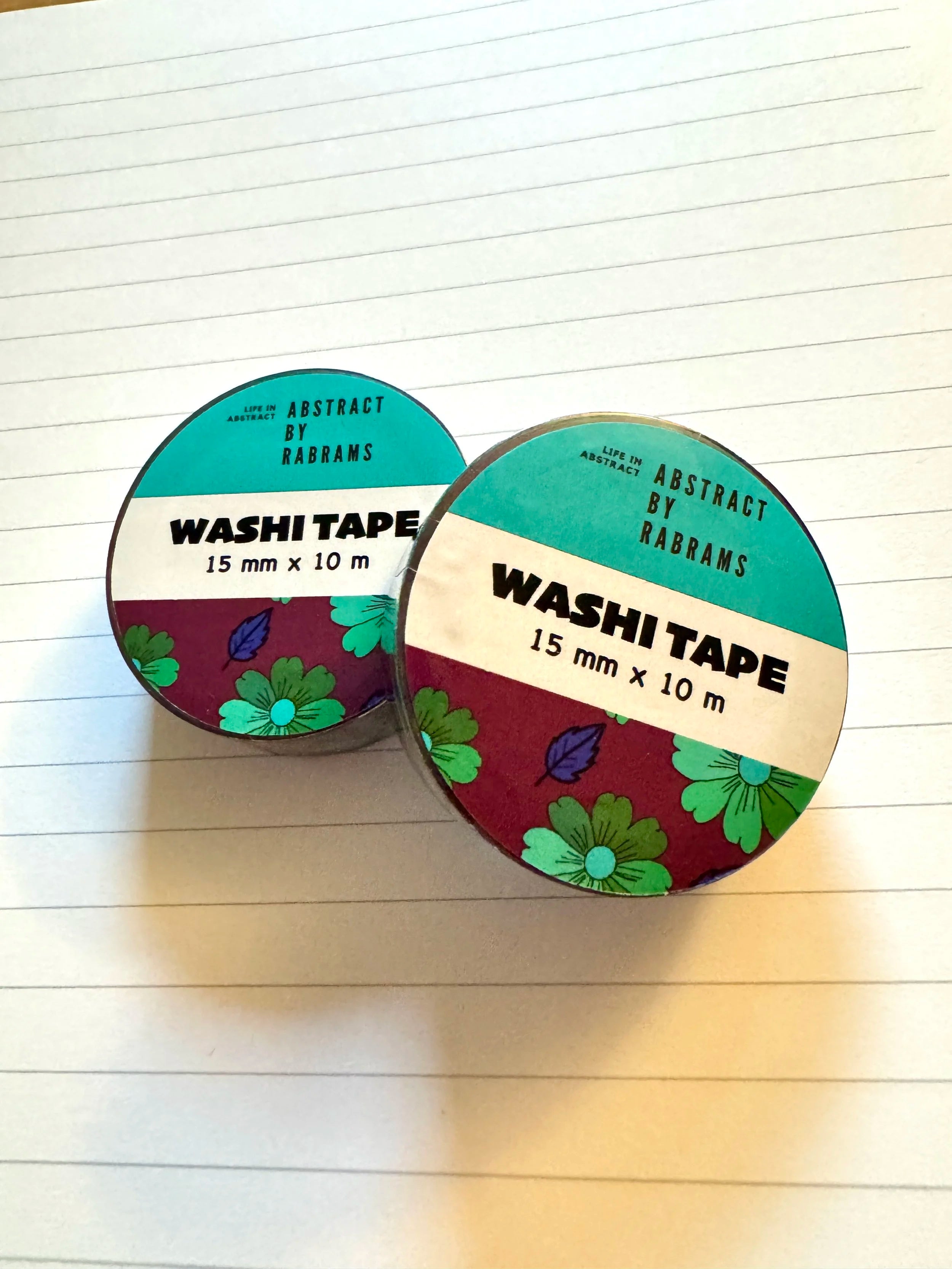 Flowers and Leaves Washi Tape
