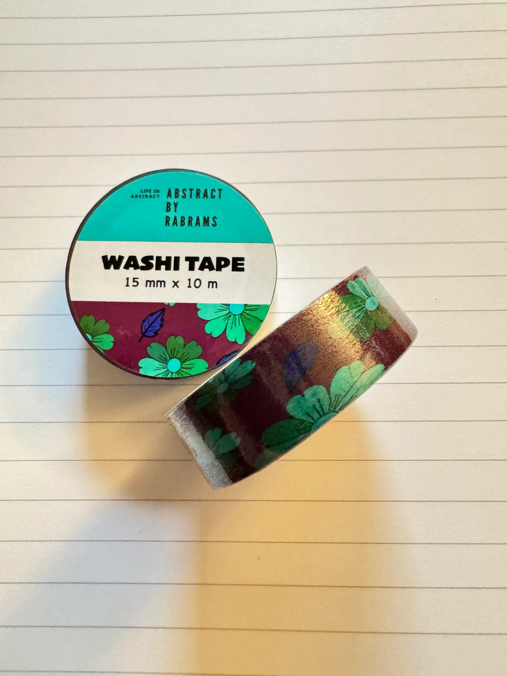 Flowers and Leaves Washi Tape