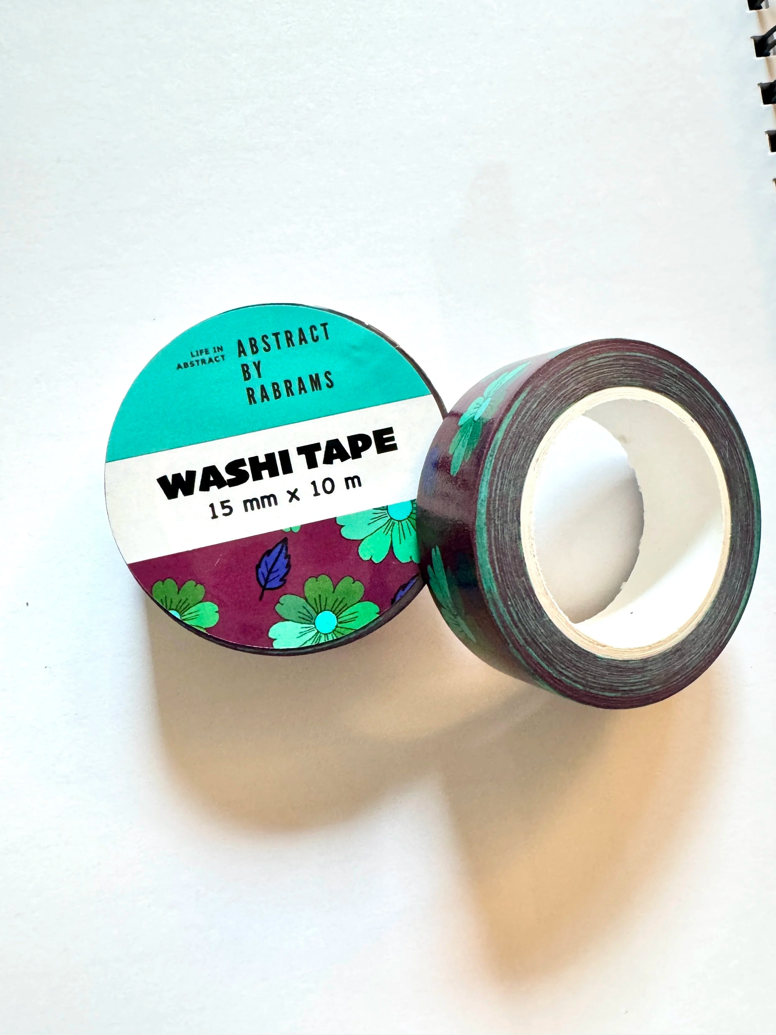 Flowers and Leaves Washi Tape