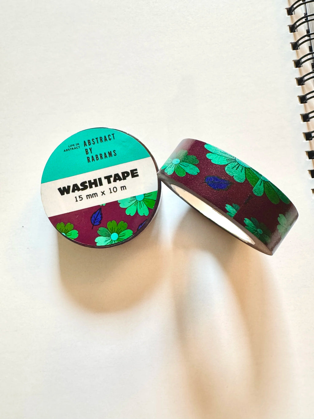 Flowers and Leaves Washi Tape