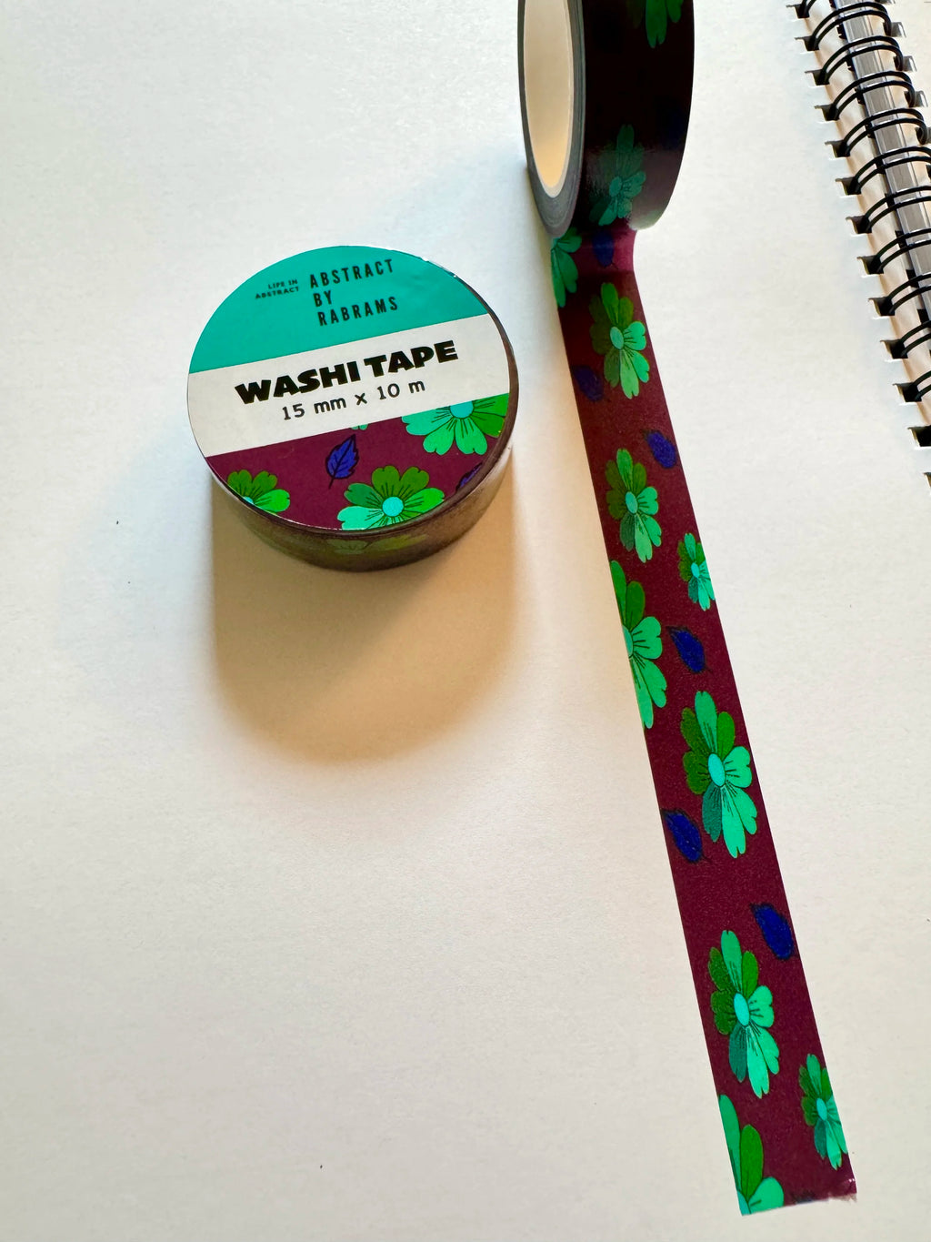 Flowers and Leaves Washi Tape