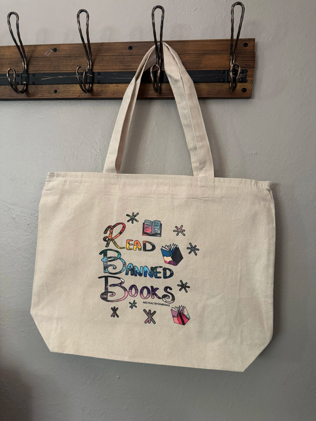 Read Banned Book Tote Bag - XL Tote With Zipper