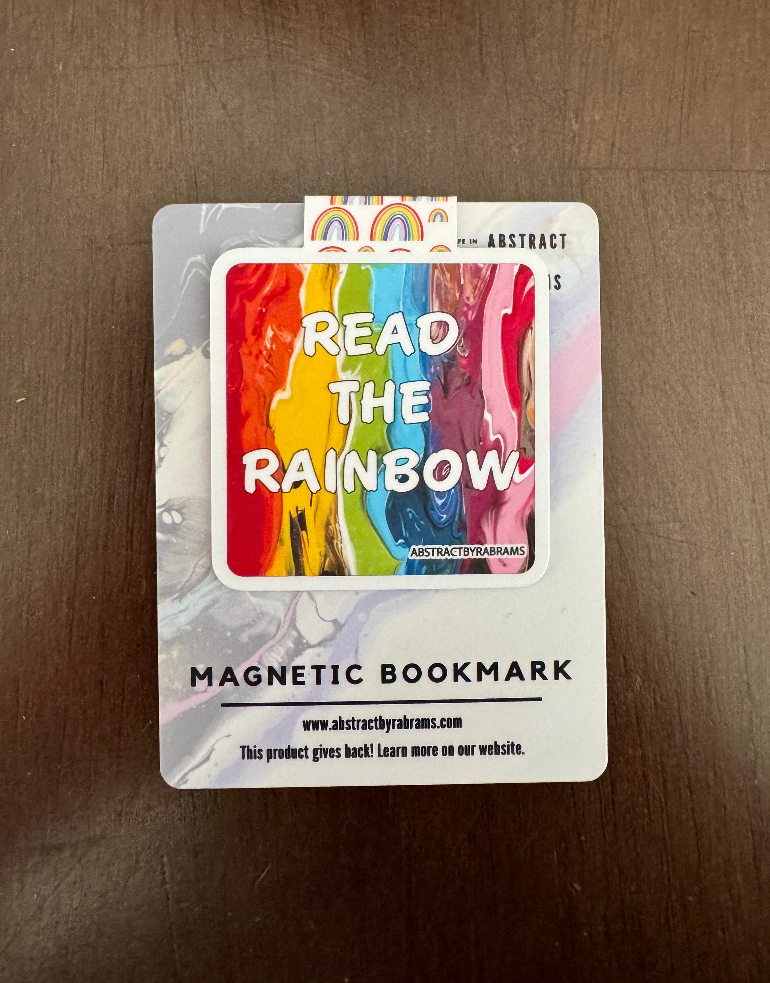 Read the Rainbow Magnetic Bookmark