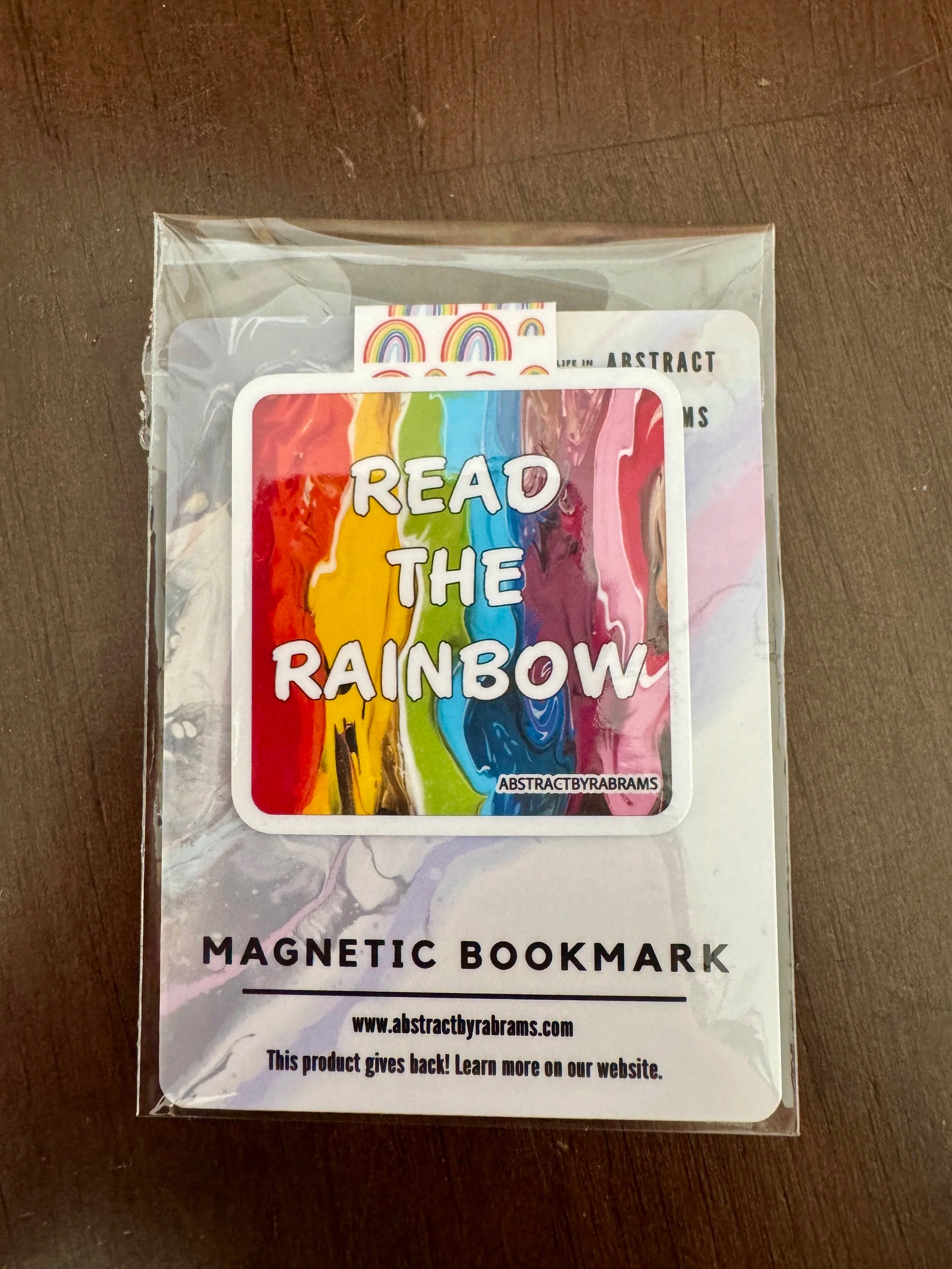 Read the Rainbow Magnetic Bookmark