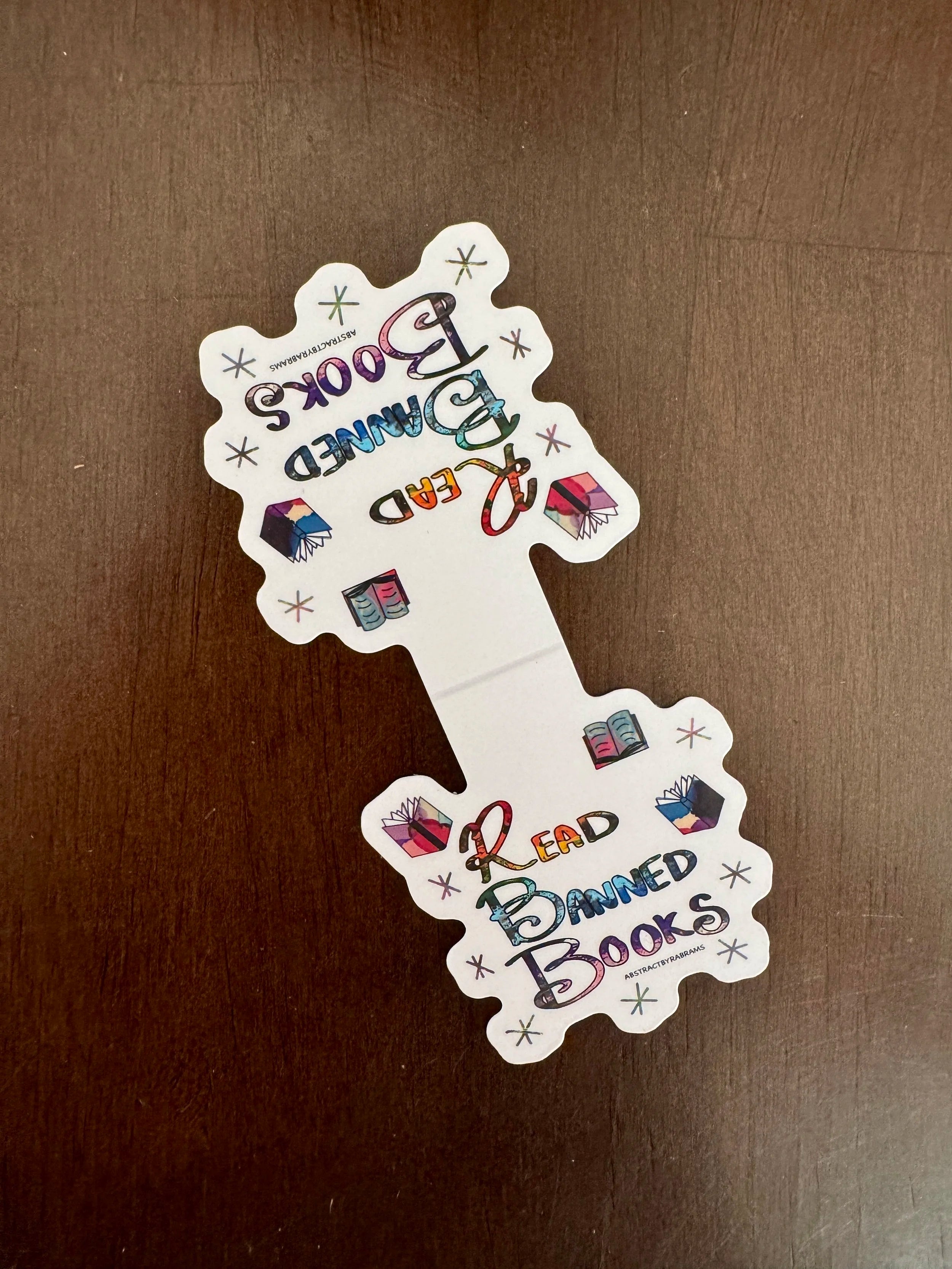 Read Banned Books Magnetic Bookmark
