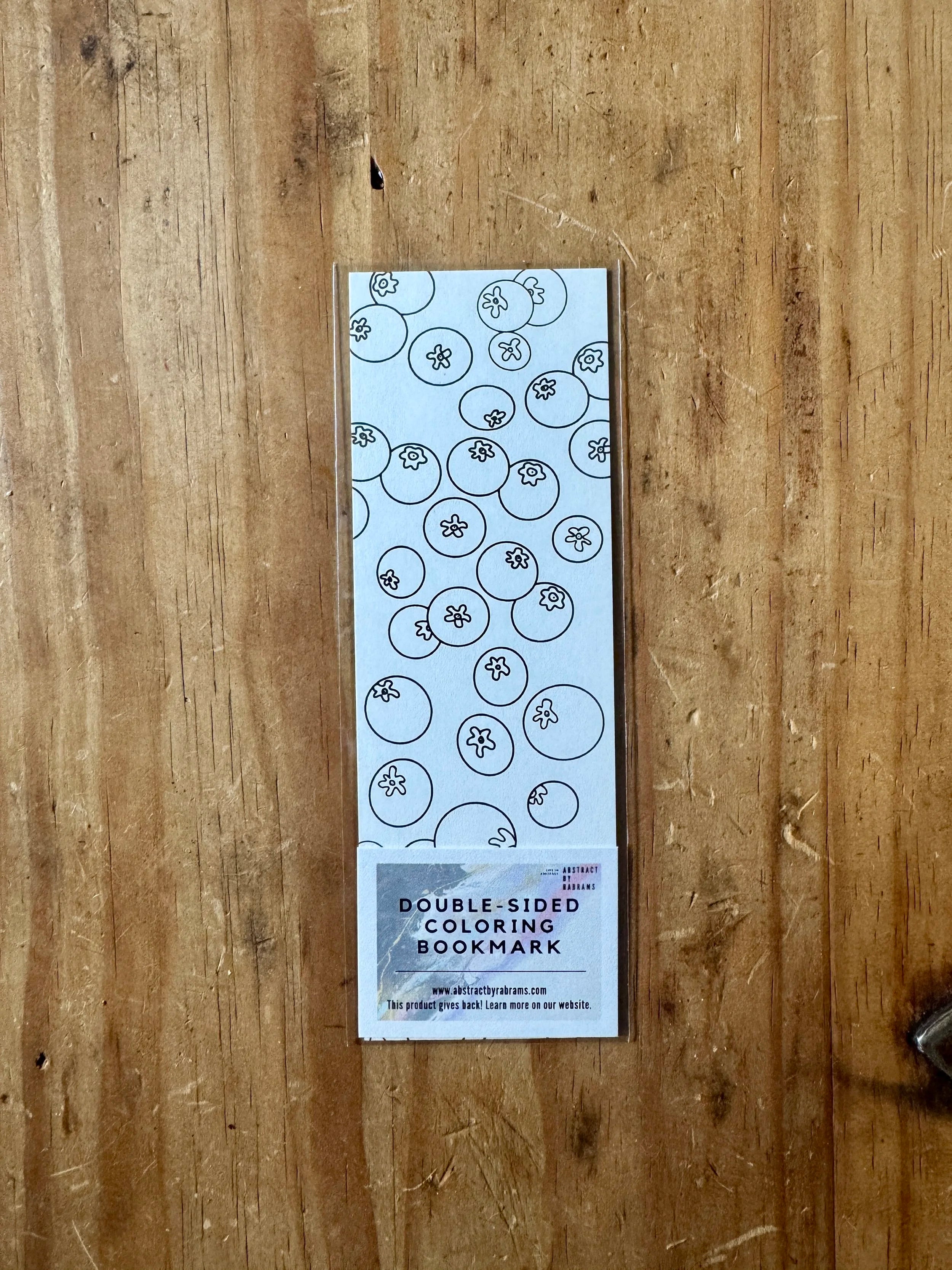 Double-Sided Coloring Bookmarks - 4 different Options