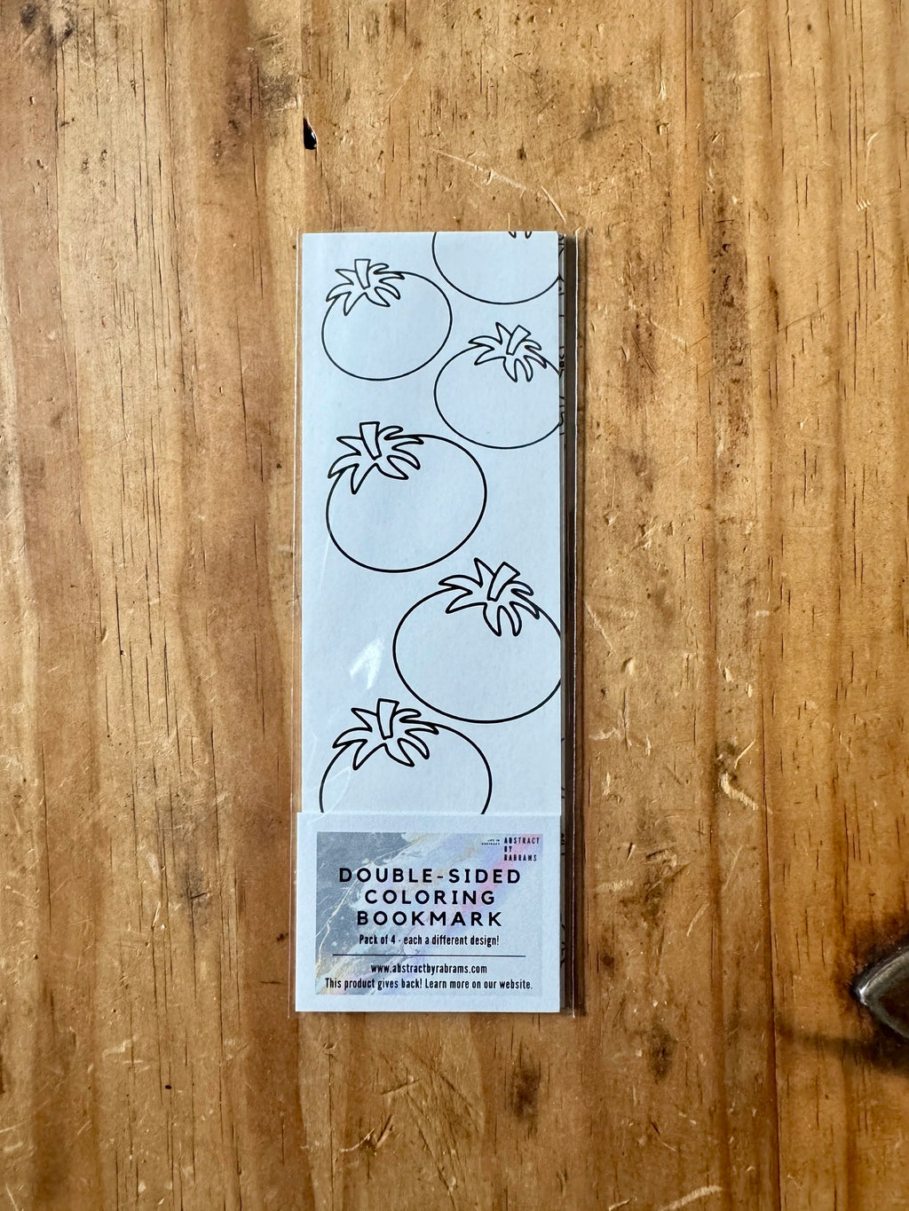 Double-Sided Coloring Bookmarks - 4 different Options