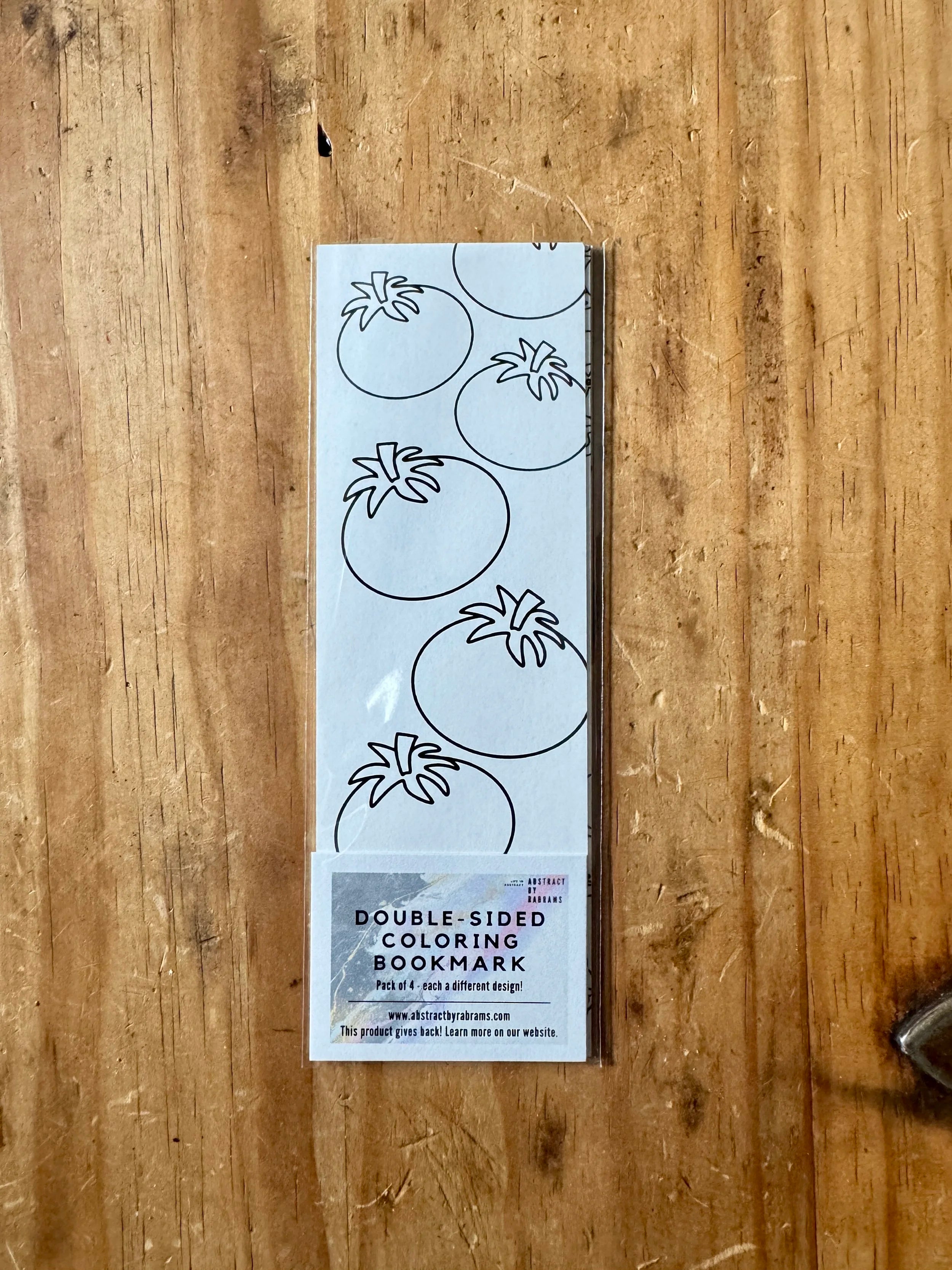 Double-Sided Coloring Bookmarks - 4 different Options
