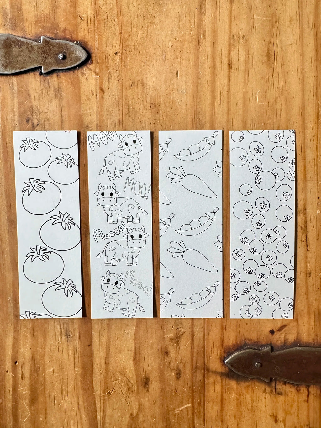 Double-Sided Coloring Bookmarks - 4 different Options