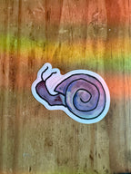 Hand Drawn Snail Sticker - 3"