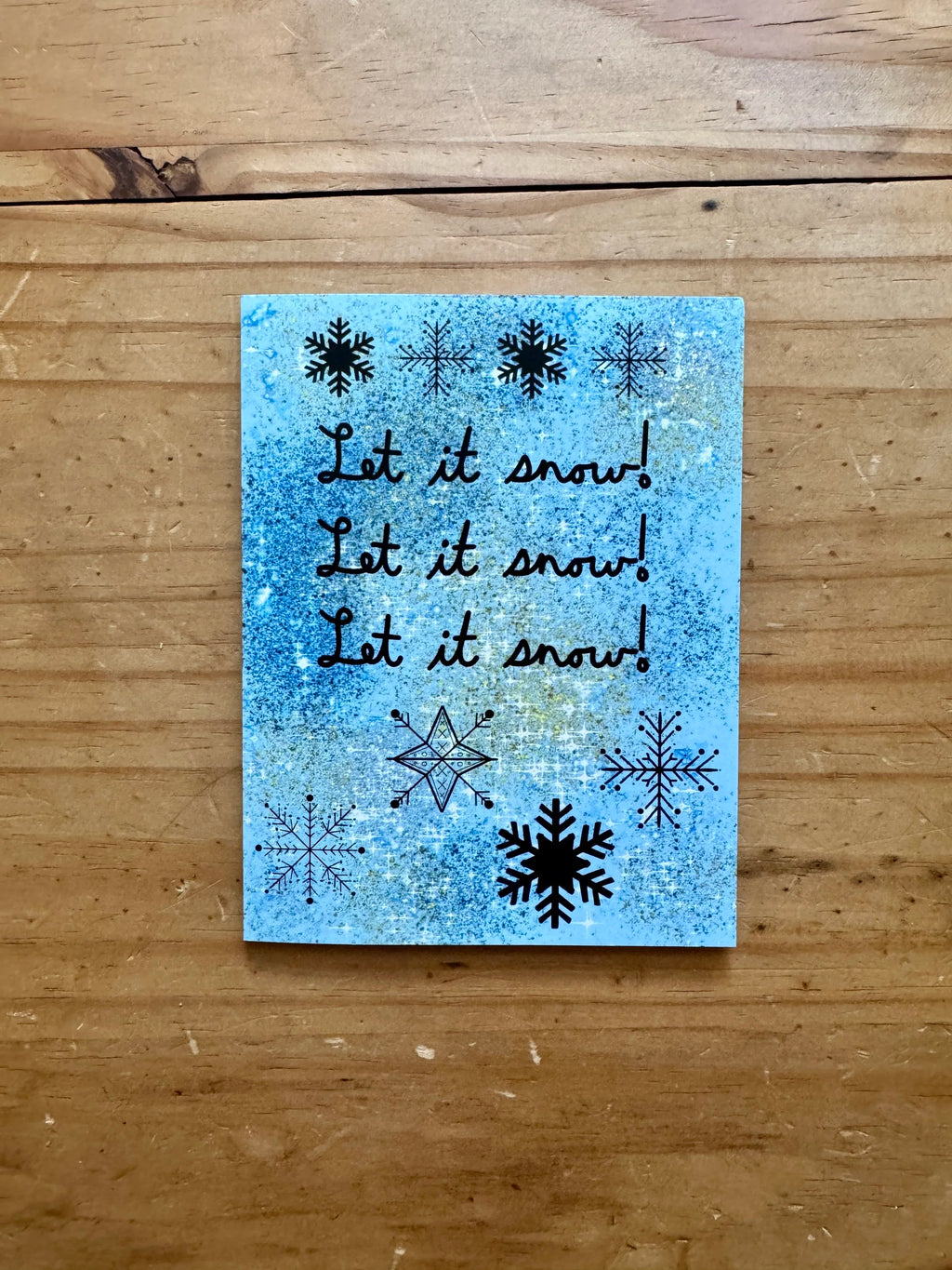Let It Snow Greeting Card