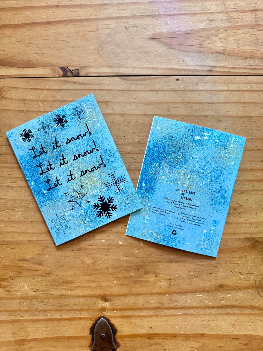Let It Snow Greeting Card