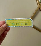 Glittery Butter Sticker