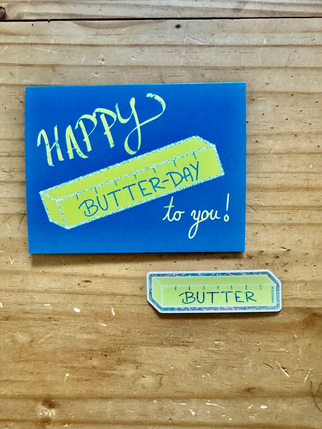 Butter Birthday Greeting Card